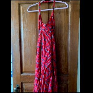 Maxi halter dress